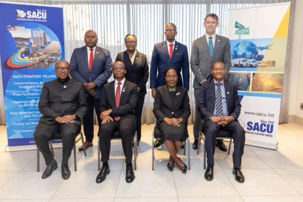 The 52nd Meeting of the SACU Council of Ministers that was held on 25 - 26 June 2025 in Windhoek, Namibia and chaired by the Minister of Finance of Namibia, Honourable Ericah Shafudah. The Meeting was attended by the SACU Ministers responsible for Finance, Trade and Industry who deliberated on key policy issues of great importance to the region’s integration and development.