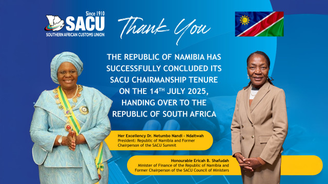 SACU Chairmanship Rotation - July 2025