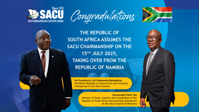 SACU Chairmanship Rotation - July 2025