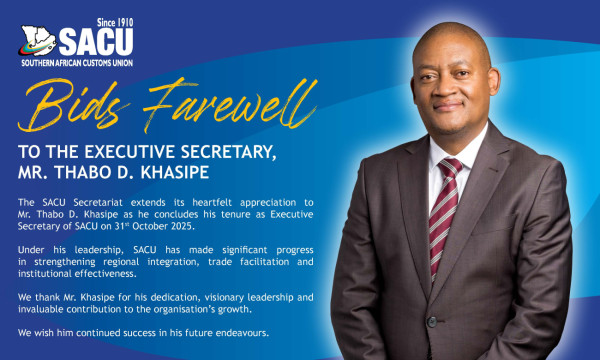 Transition in Executive Leadership at SACU